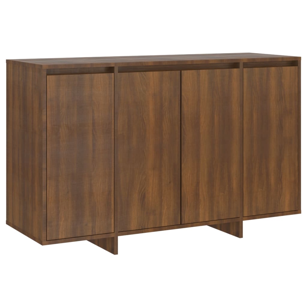 Senkki ruskea tammi 120x41x75 cm lastulevy - Sisustajankoti.fi