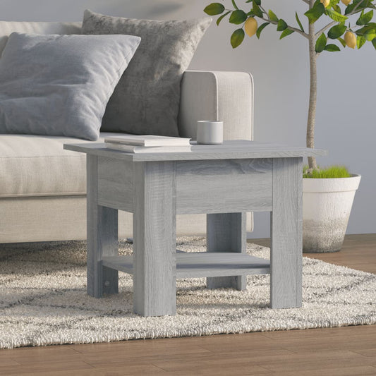 Sohvapöytä harmaa Sonoma 55x55x42 cm - Sisustajankoti.fi