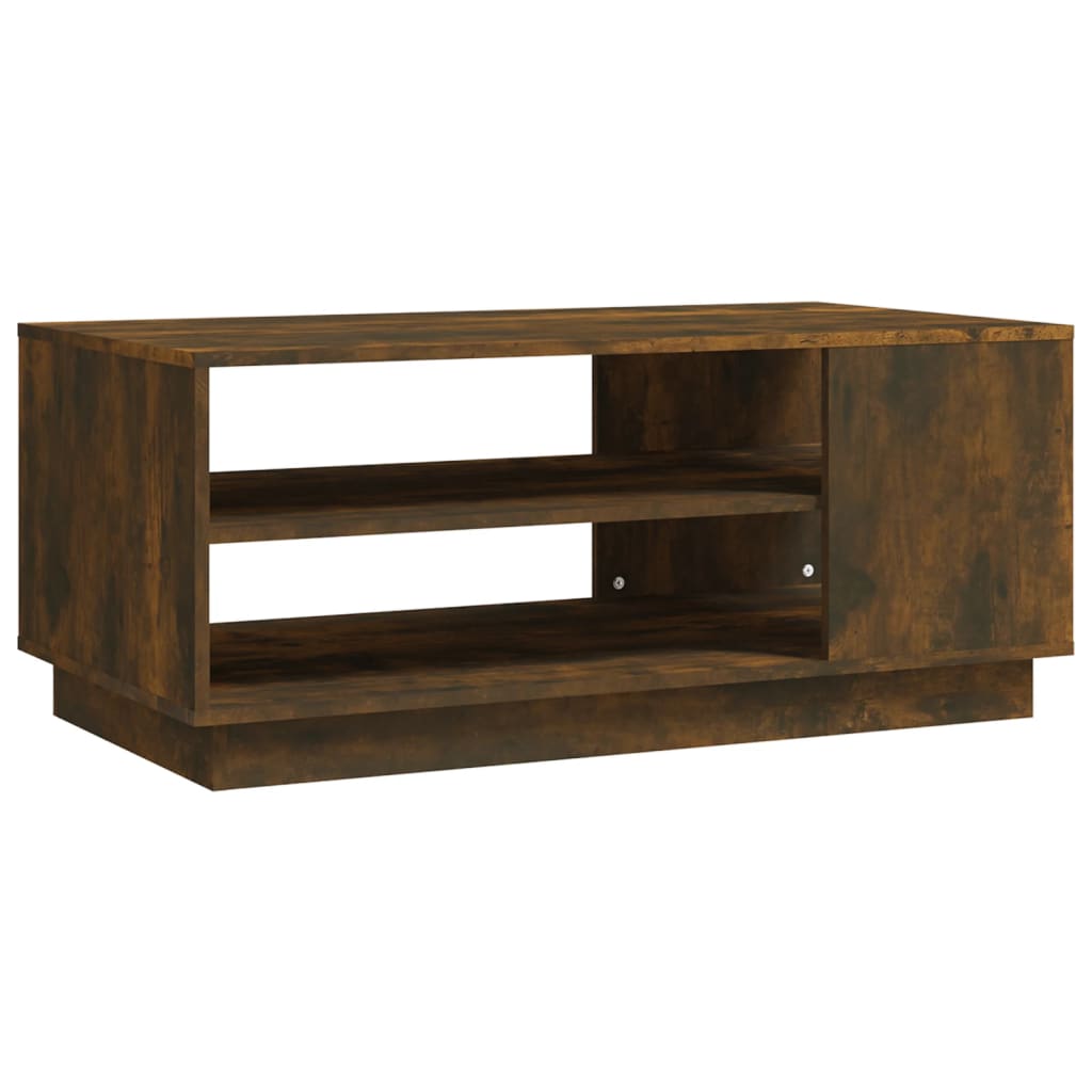 Sohvapöytä savutammi 102x55x43 cm lastulevy - Sisustajankoti.fi