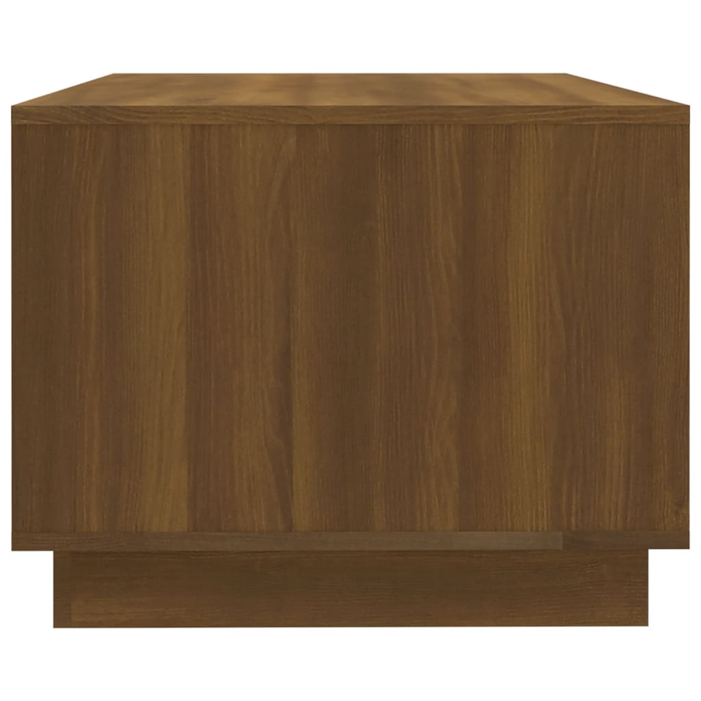Sohvapöytä ruskea tammi 102x55x43 cm lastulevy - Sisustajankoti.fi