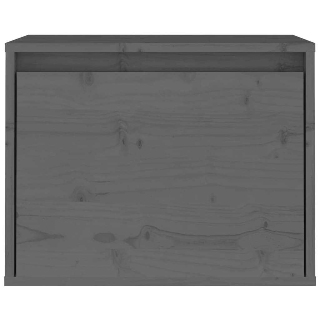 Seinäkaappi harmaa 45x30x35 cm täysi mänty - Sisustajankoti.fi