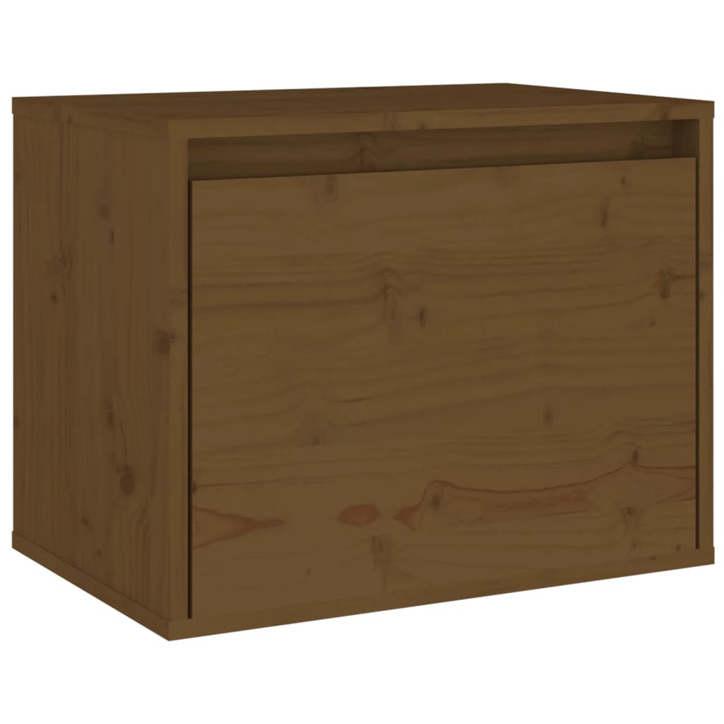 Seinäkaappi hunajanruskea 45x30x35 cm täysi mänty - Sisustajankoti.fi
