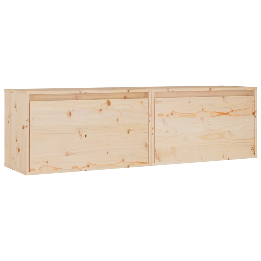 Seinäkaapit 2 kpl 60x30x35 cm täysi mänty - Sisustajankoti.fi