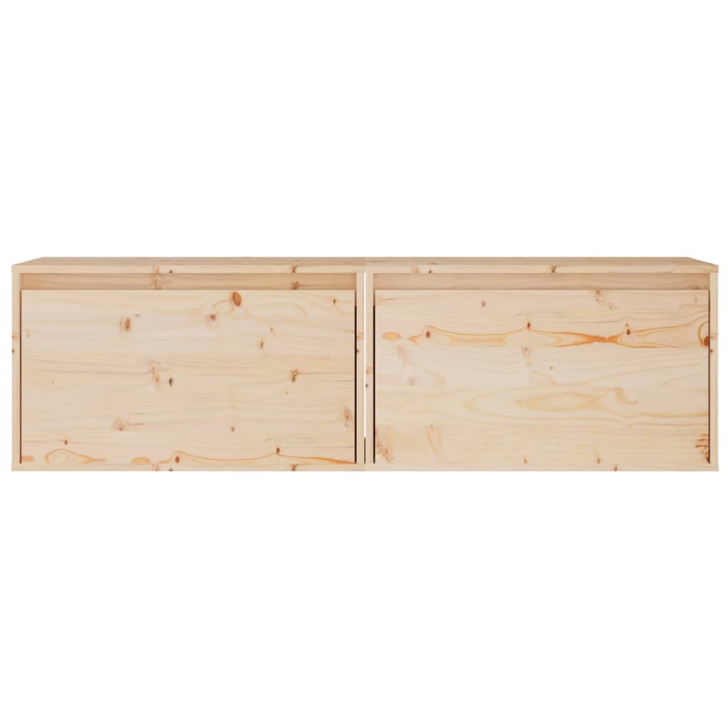 Seinäkaapit 2 kpl 60x30x35 cm täysi mänty - Sisustajankoti.fi