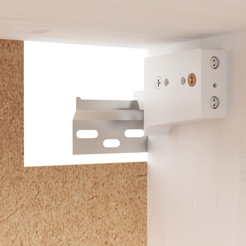 Seinäkaapit 2 kpl valkoinen 60x30x35 cm täysi mänty - Sisustajankoti.fi