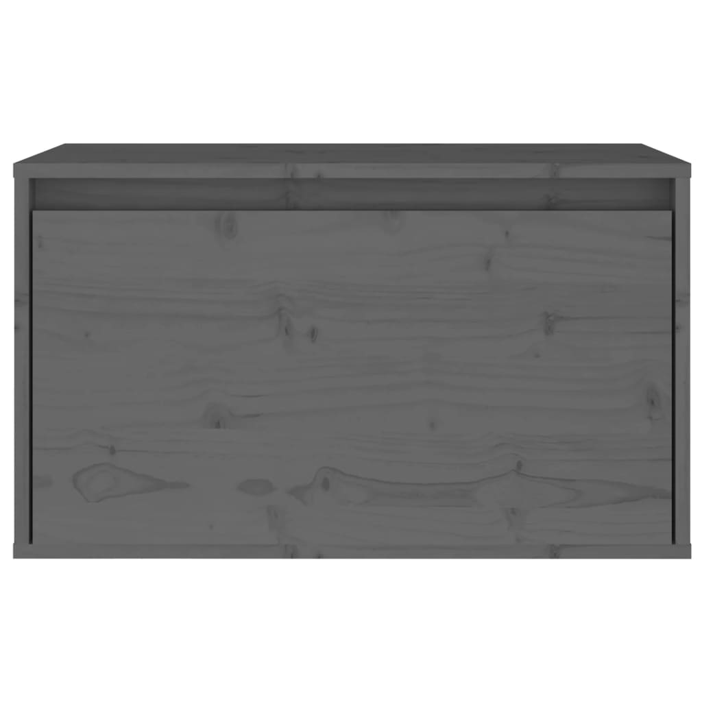 Seinäkaappi harmaa 60x30x35 cm täysi mänty - Sisustajankoti.fi