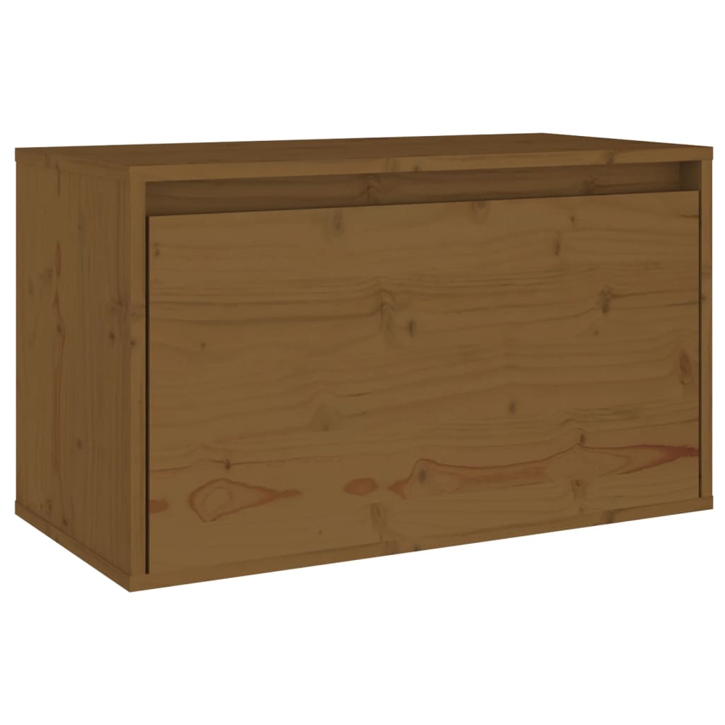 Seinäkaappi hunajanruskea 60x30x35 cm täysi mänty - Sisustajankoti.fi