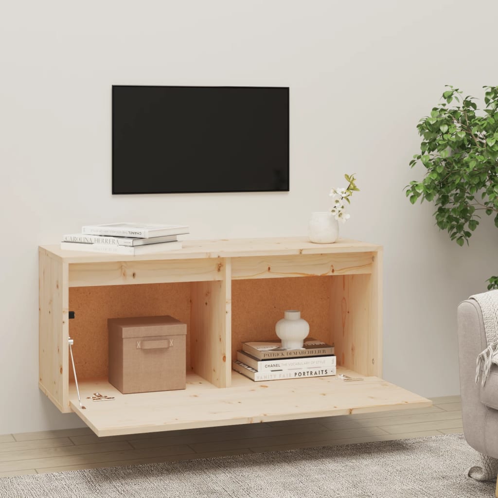 Seinäkaappi 80x30x35 cm täysi mänty - Sisustajankoti.fi