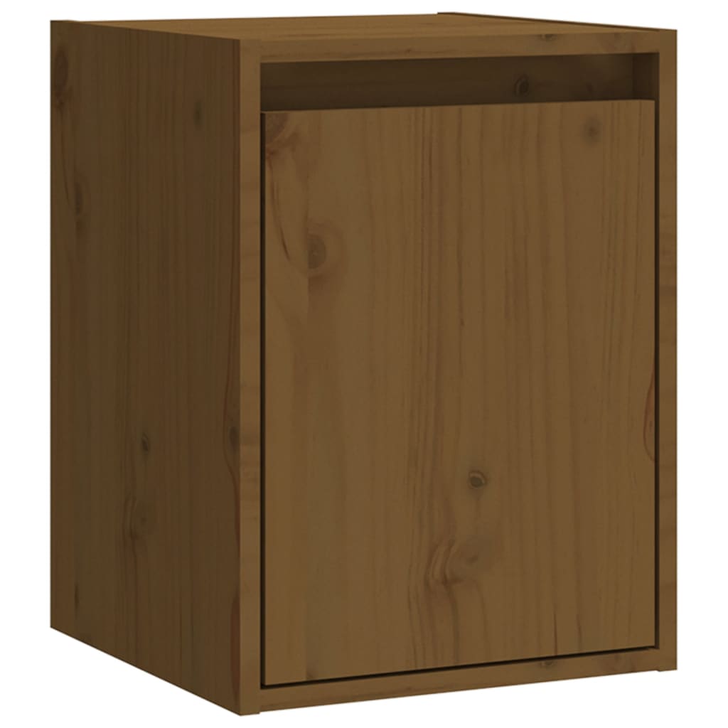 Seinäkaappi hunajanruskea 30x30x40 cm täysi mänty - Sisustajankoti.fi