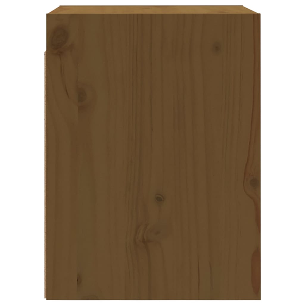 Seinäkaapit 2 kpl hunajanruskea 30x30x40 cm täysi mänty - Sisustajankoti.fi