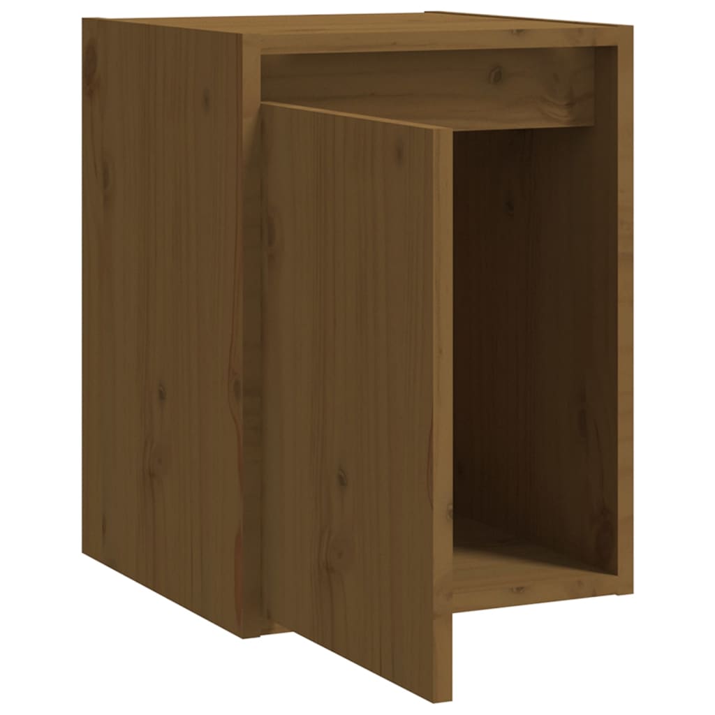 Seinäkaapit 2 kpl hunajanruskea 30x30x40 cm täysi mänty - Sisustajankoti.fi