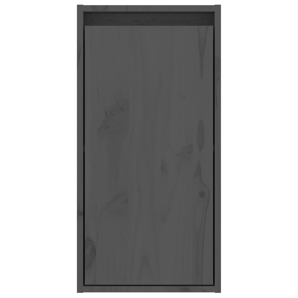 Seinäkaappi harmaa 30x30x60 cm täysi mänty - Sisustajankoti.fi