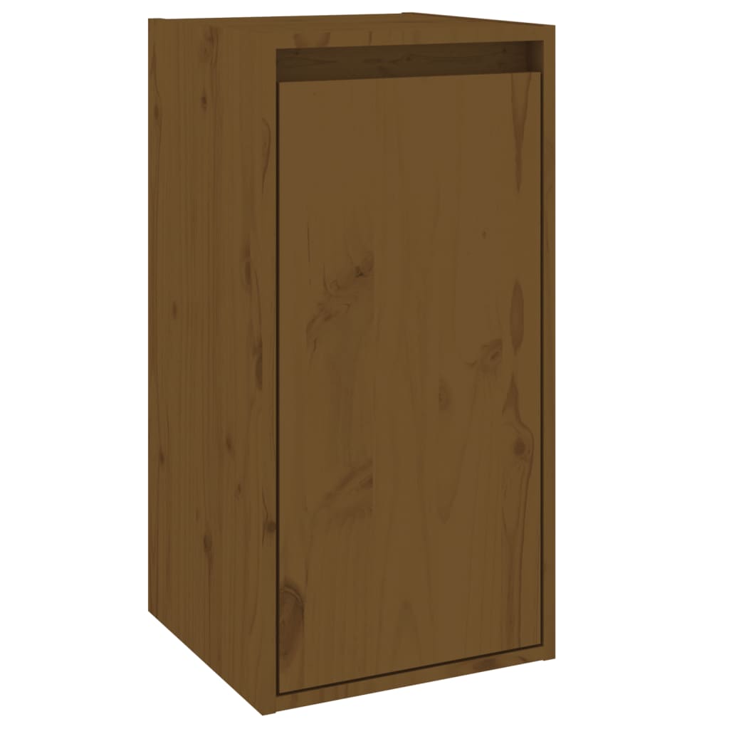 Seinäkaappi hunajanruskea 30x30x60 cm täysi mänty - Sisustajankoti.fi