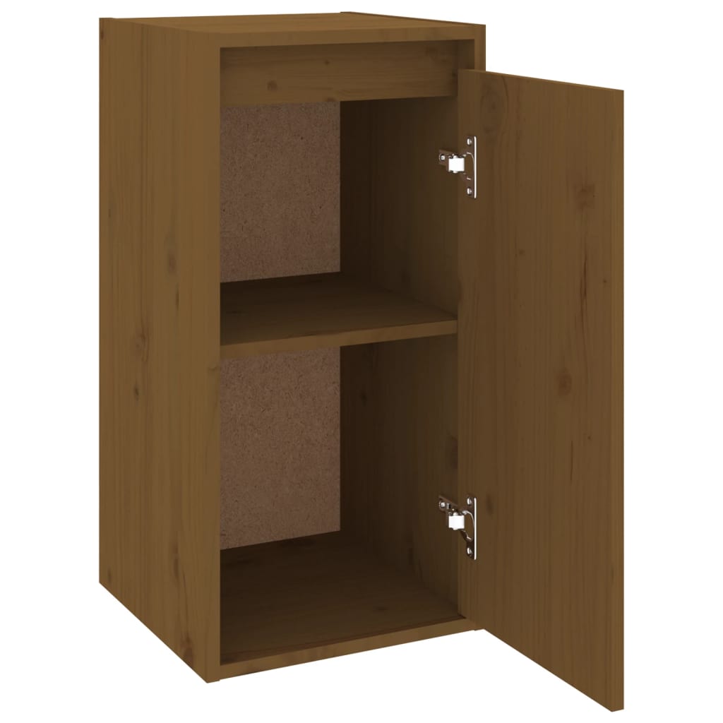 Seinäkaappi hunajanruskea 30x30x60 cm täysi mänty - Sisustajankoti.fi