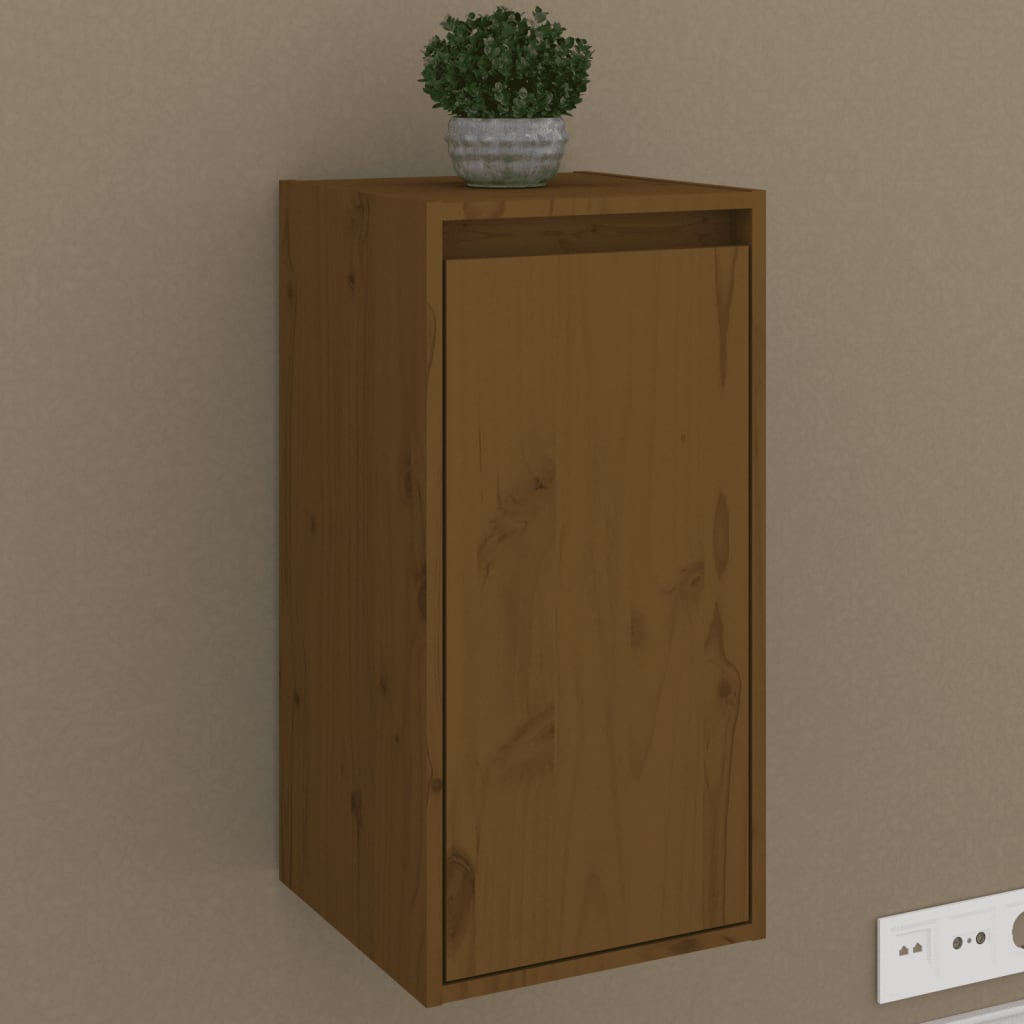 Seinäkaappi hunajanruskea 30x30x60 cm täysi mänty - Sisustajankoti.fi