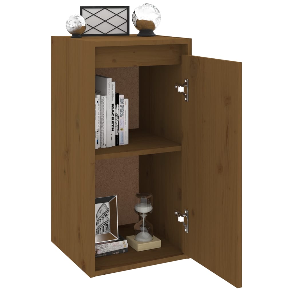Seinäkaapit 2 kpl hunajanruskea 30x30x60 cm täysi mänty - Sisustajankoti.fi