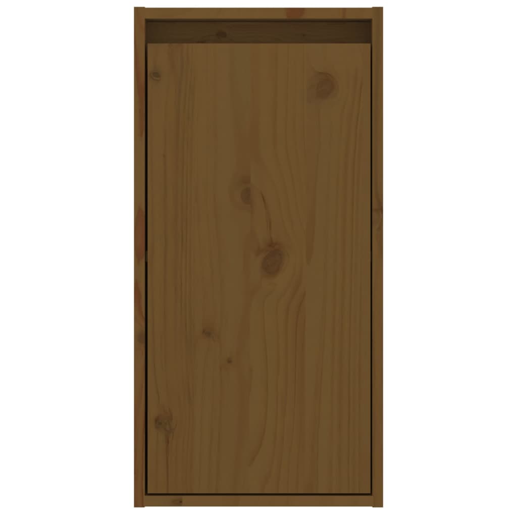 Seinäkaapit 2 kpl hunajanruskea 30x30x60 cm täysi mänty - Sisustajankoti.fi