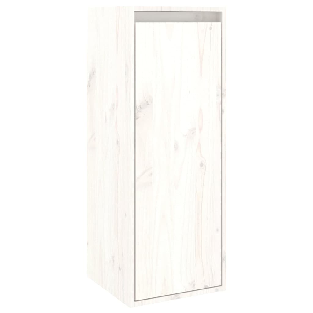 Seinäkaappi valkoinen 30x30x80 cm täysi mänty - Sisustajankoti.fi