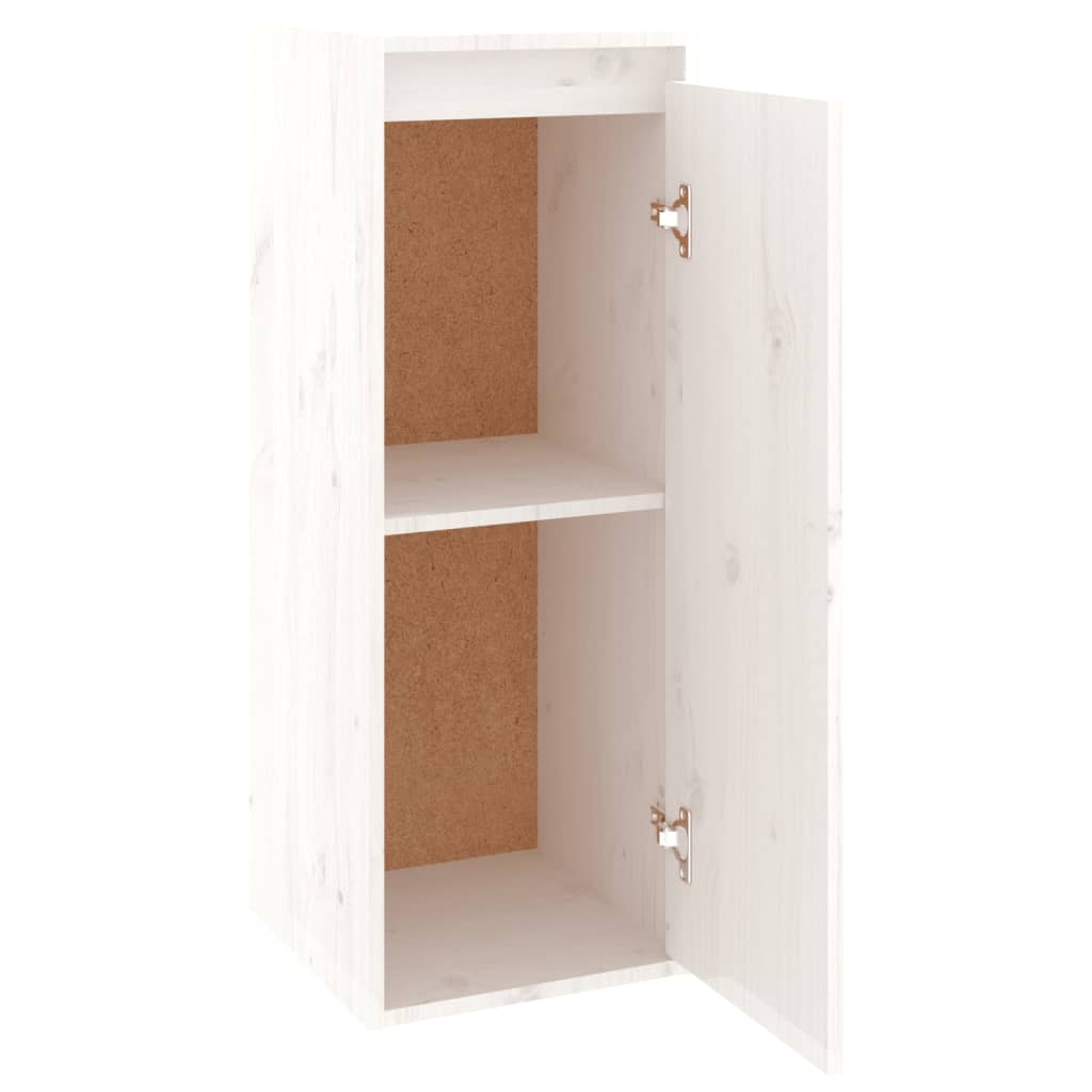 Seinäkaapit 2 kpl valkoinen 30x30x80 cm täysi mänty - Sisustajankoti.fi