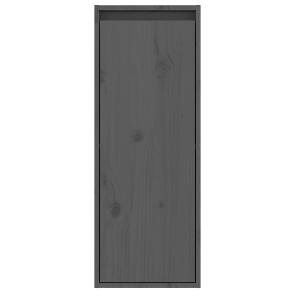 Seinäkaappi harmaa 30x30x80 cm täysi mänty - Sisustajankoti.fi
