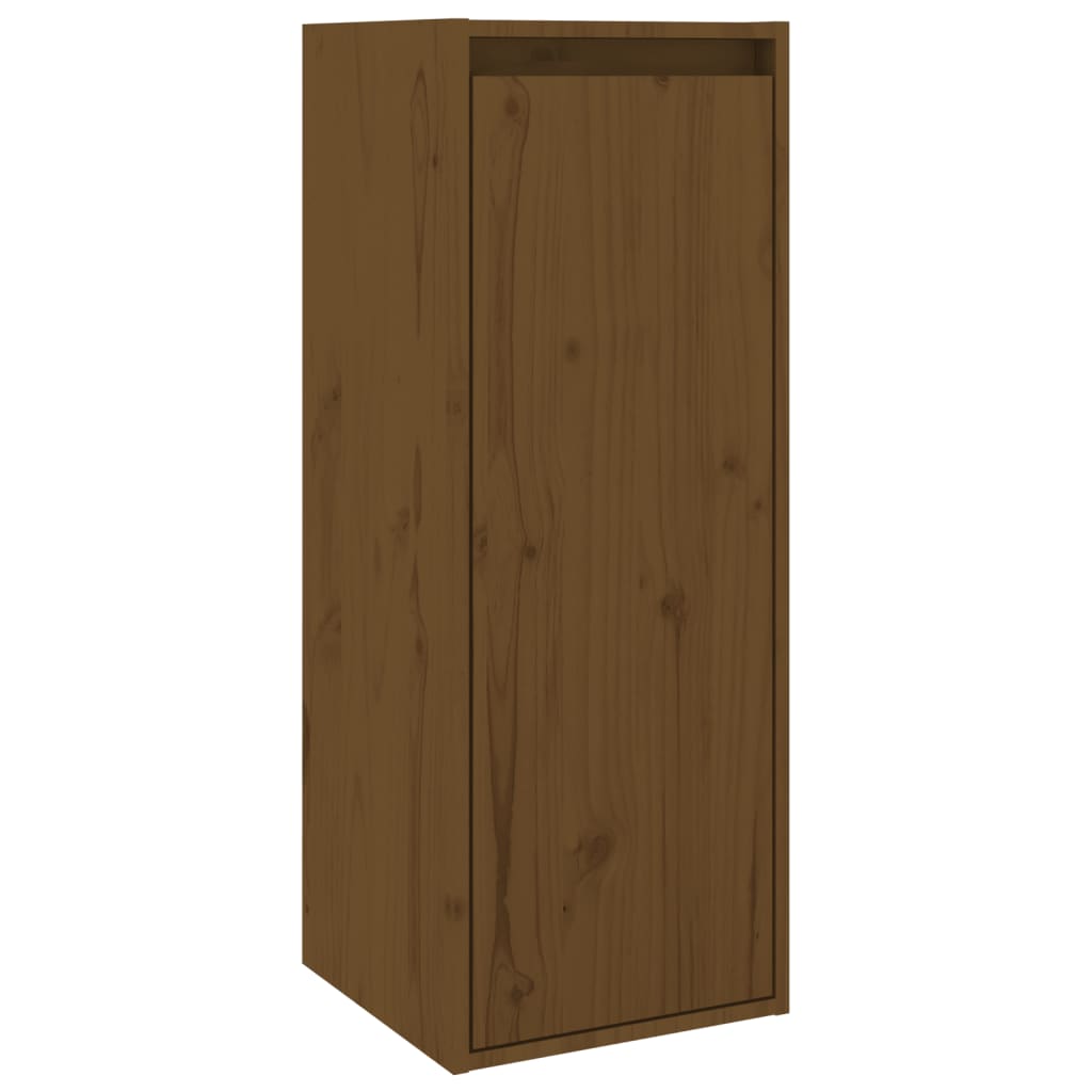 Seinäkaappi hunajanruskea 30x30x80 cm täysi mänty - Sisustajankoti.fi