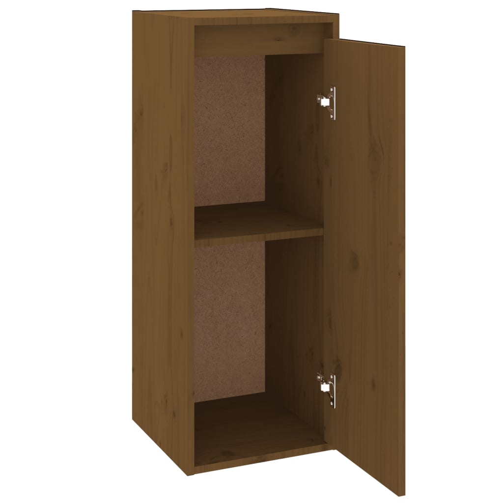 Seinäkaappi hunajanruskea 30x30x80 cm täysi mänty - Sisustajankoti.fi