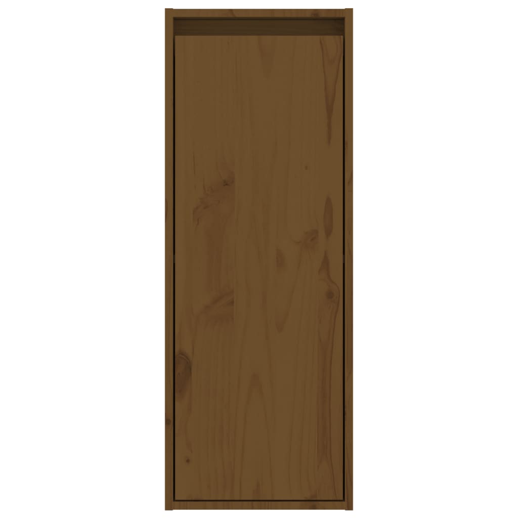 Seinäkaappi hunajanruskea 30x30x80 cm täysi mänty - Sisustajankoti.fi