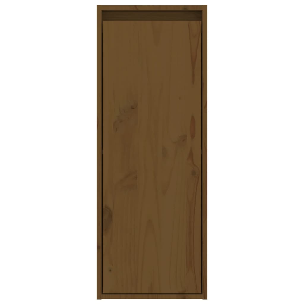 Seinäkaapit 2 kpl hunajanruskea 30x30x80 cm täysi mänty - Sisustajankoti.fi
