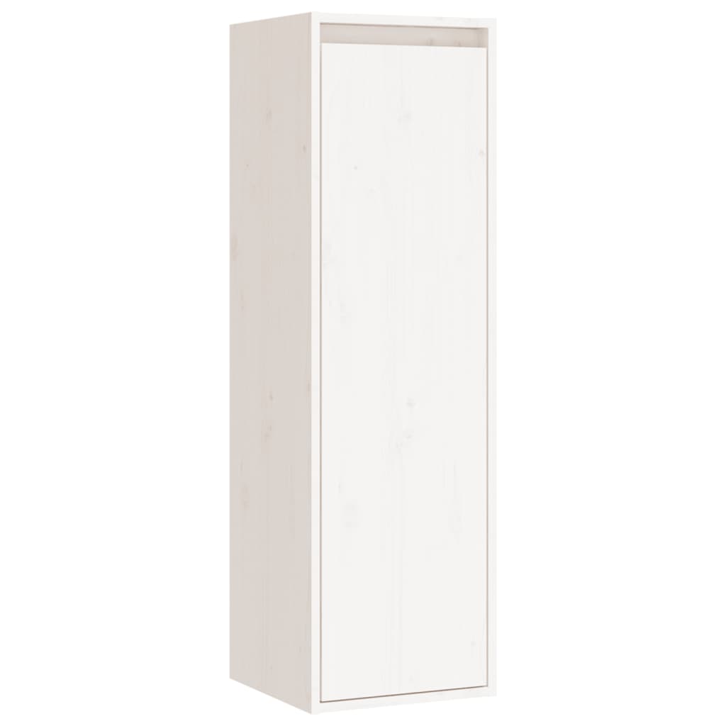Seinäkaapit 2 kpl valkoinen 30x30x100 cm täysi mänty - Sisustajankoti.fi
