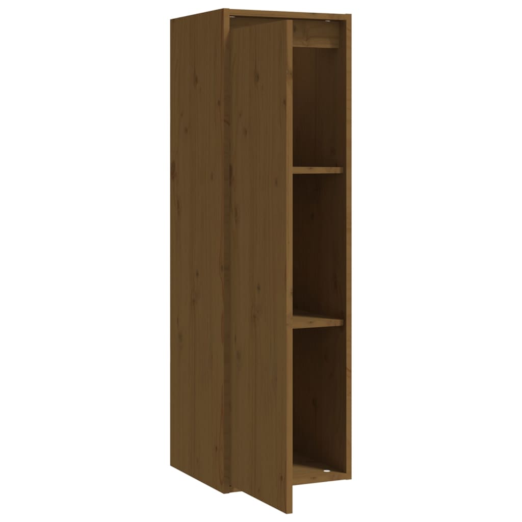 Seinäkaappi hunajanruskea 30x30x100 cm täysi mänty - Sisustajankoti.fi