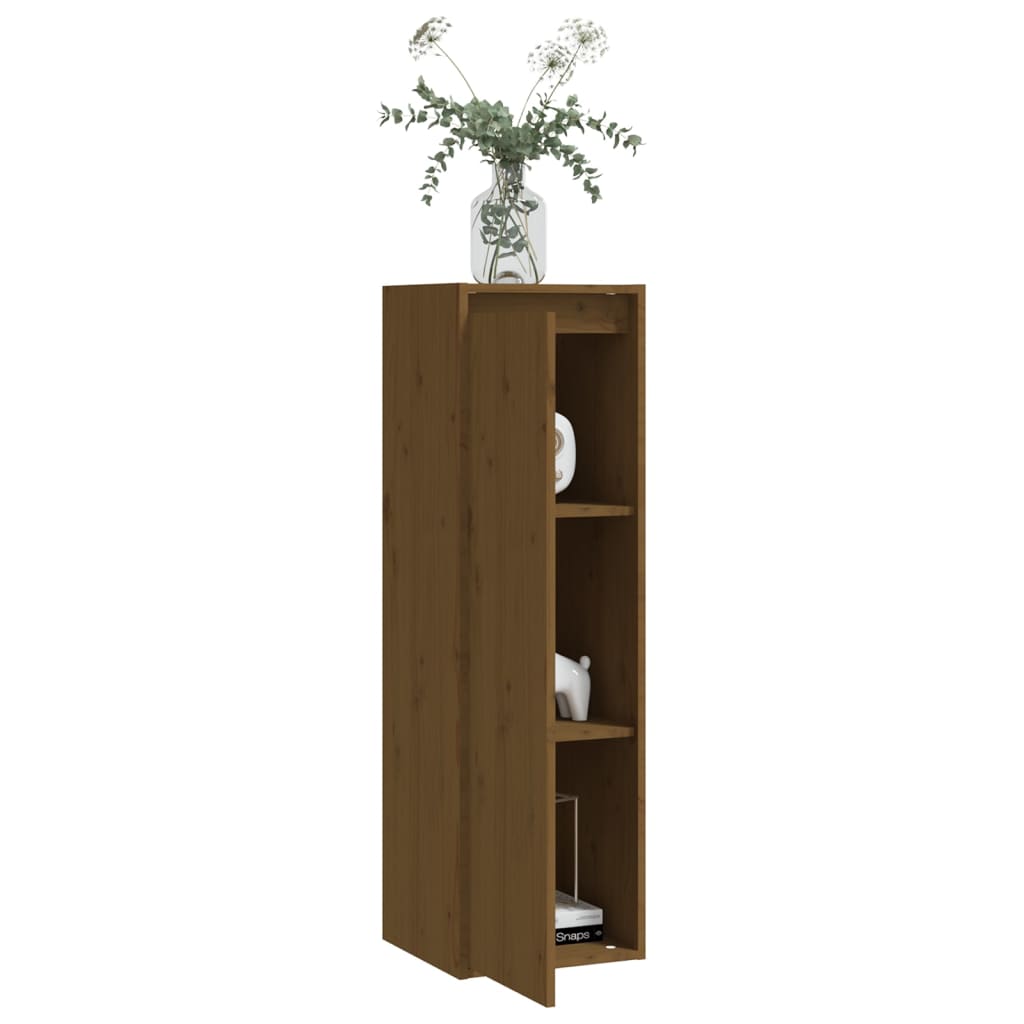 Seinäkaappi hunajanruskea 30x30x100 cm täysi mänty - Sisustajankoti.fi
