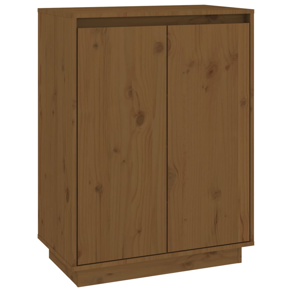 Kenkäkaappi hunajanruskea 60x35x80 cm täysi mänty - Sisustajankoti.fi