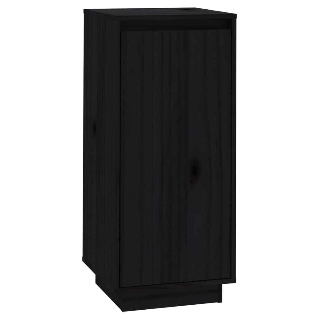 Kenkäkaappi musta 35x35x80 cm täysi mänty - Sisustajankoti.fi
