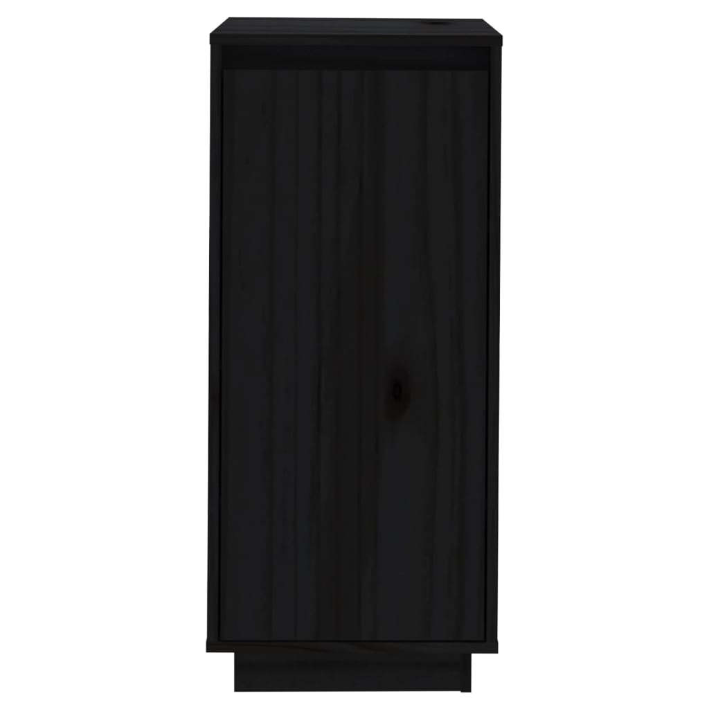 Kenkäkaappi musta 35x35x80 cm täysi mänty - Sisustajankoti.fi