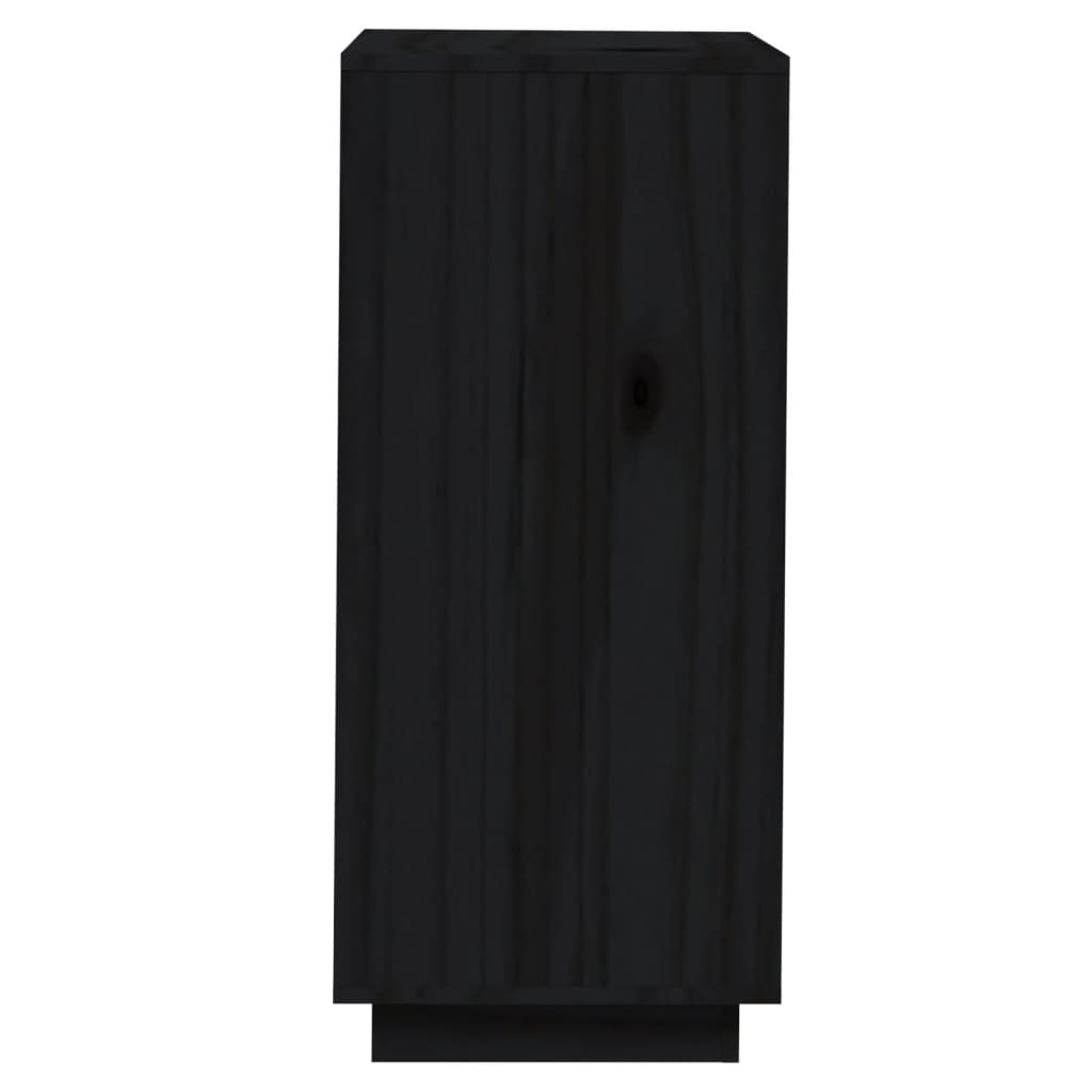 Kenkäkaappi musta 35x35x80 cm täysi mänty - Sisustajankoti.fi