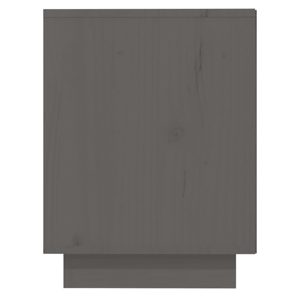 Kenkäkaappi harmaa 110x34x45 cm täysi mänty - Sisustajankoti.fi