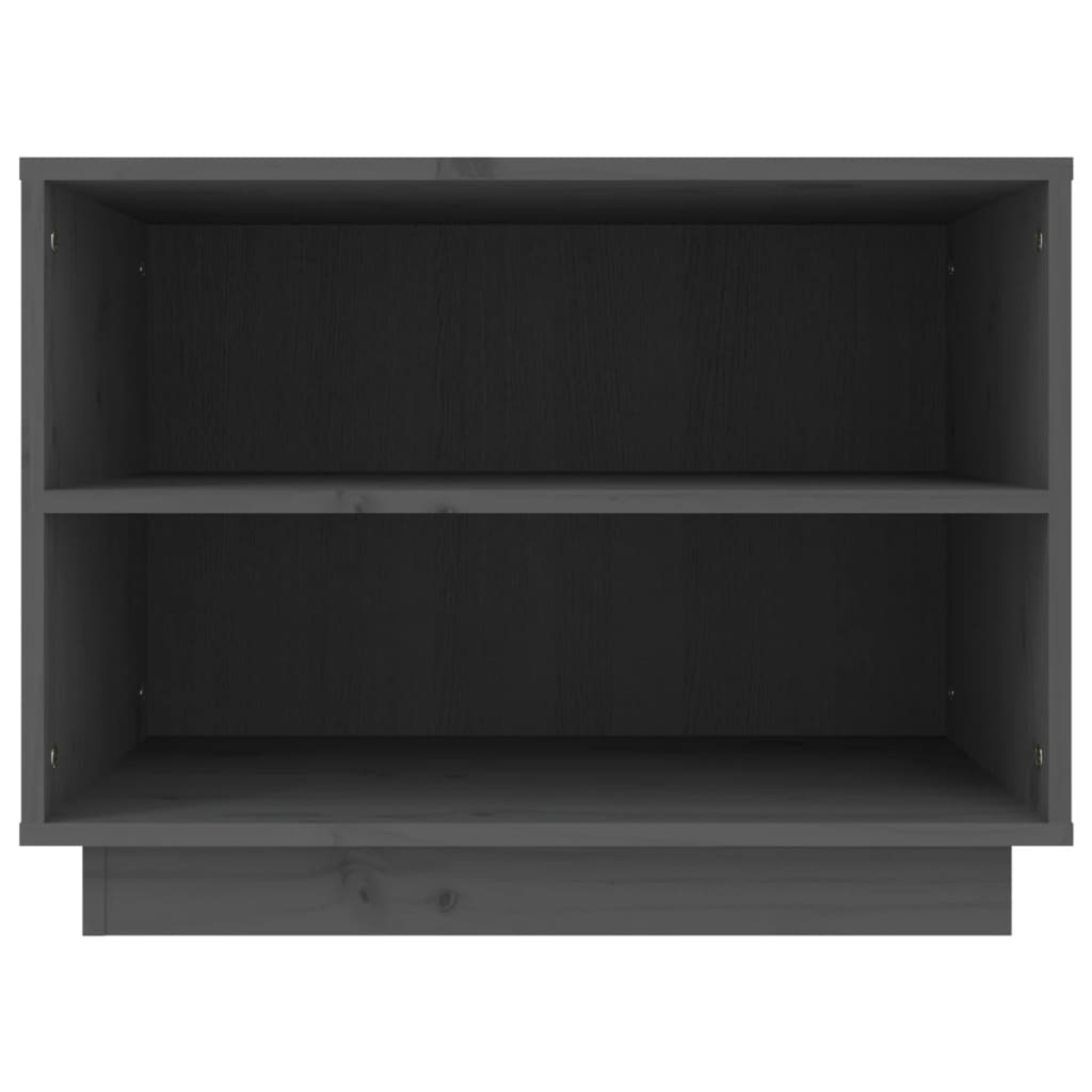 Kenkäkaappi harmaa 60x34x45 cm täysi mänty - Sisustajankoti.fi