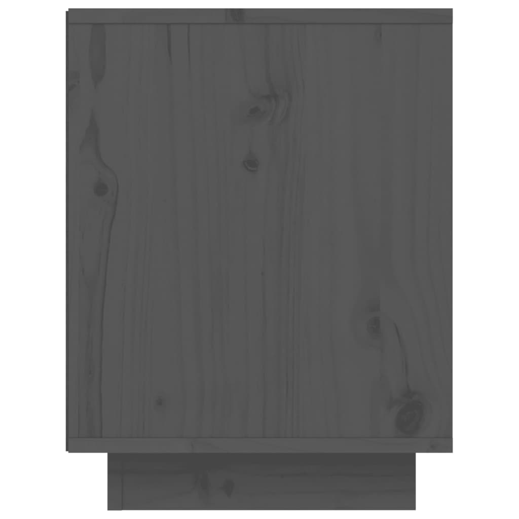 Kenkäkaappi harmaa 60x34x45 cm täysi mänty - Sisustajankoti.fi