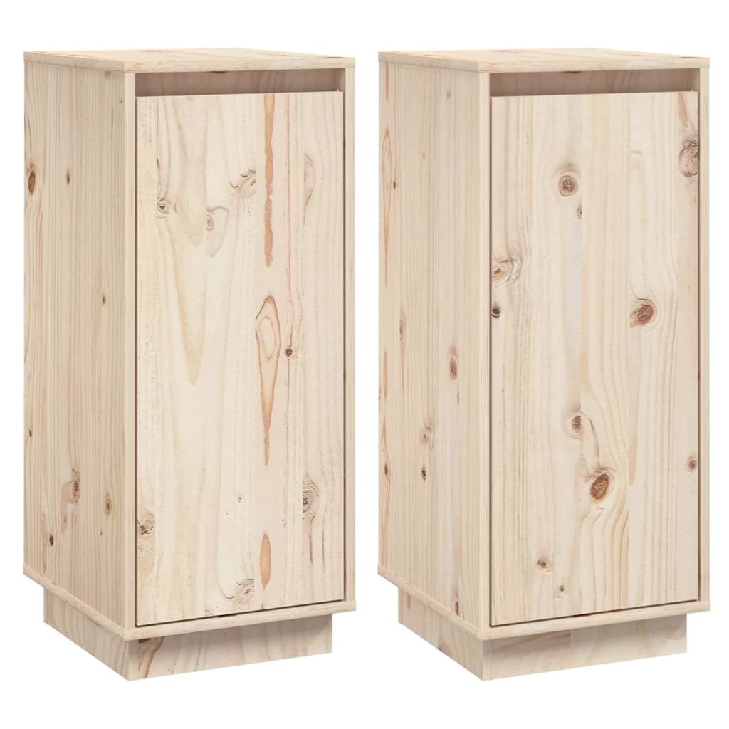 Senkit 2 kpl 31,5x34x75 cm täysi mänty - Sisustajankoti.fi