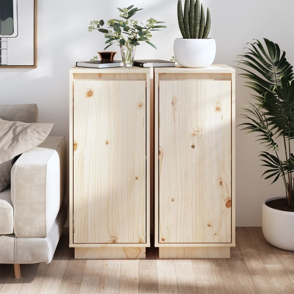 Senkit 2 kpl 31,5x34x75 cm täysi mänty - Sisustajankoti.fi