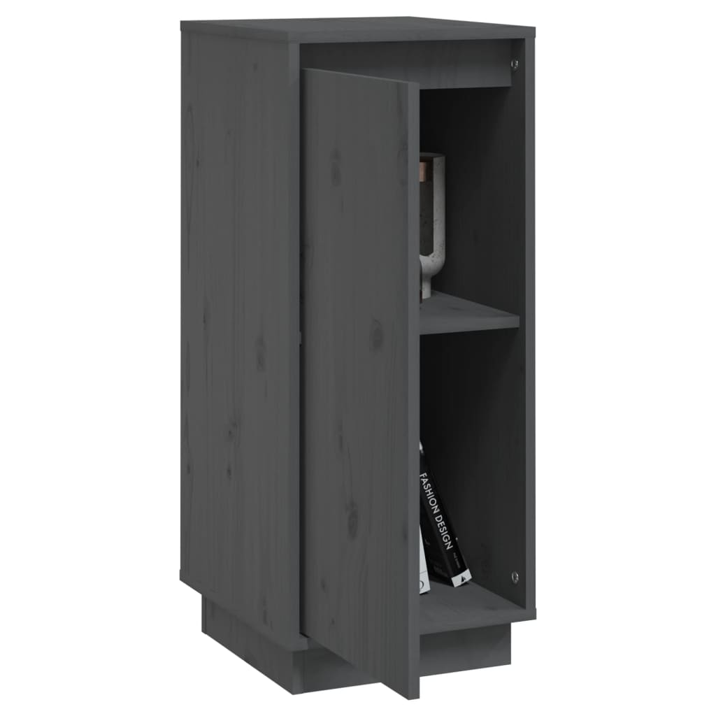Senkit 2 kpl harmaa 31,5x34x75 cm täysi mänty - Sisustajankoti.fi