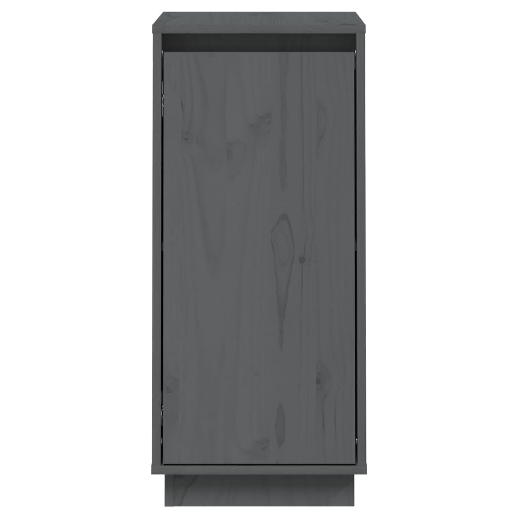 Senkit 2 kpl harmaa 31,5x34x75 cm täysi mänty - Sisustajankoti.fi