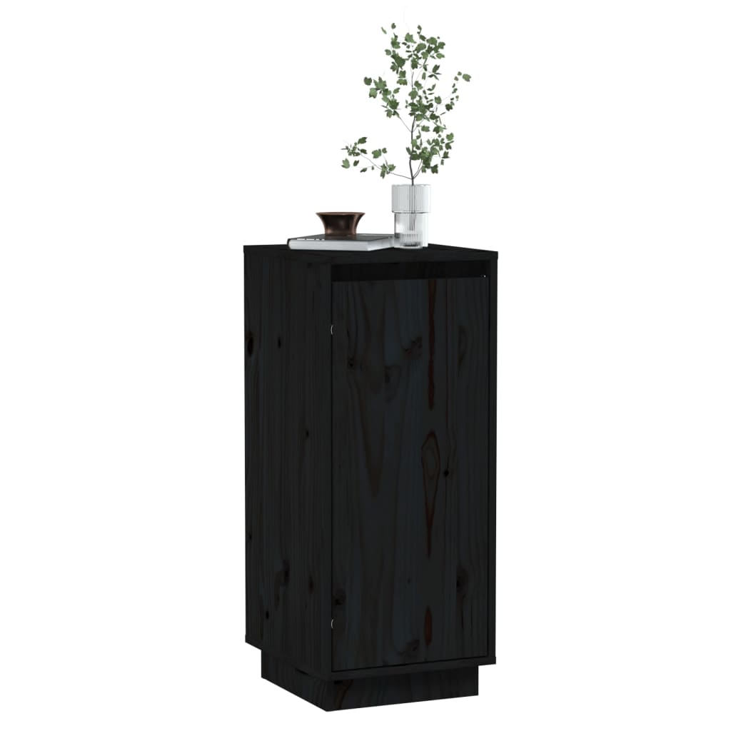 Senkki musta 31,5x34x75 cm täysi mänty - Sisustajankoti.fi