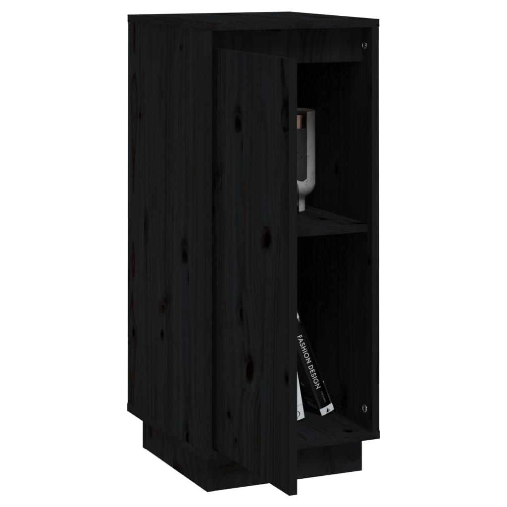 Senkit 2 kpl musta 31,5x34x75 cm täysi mänty - Sisustajankoti.fi