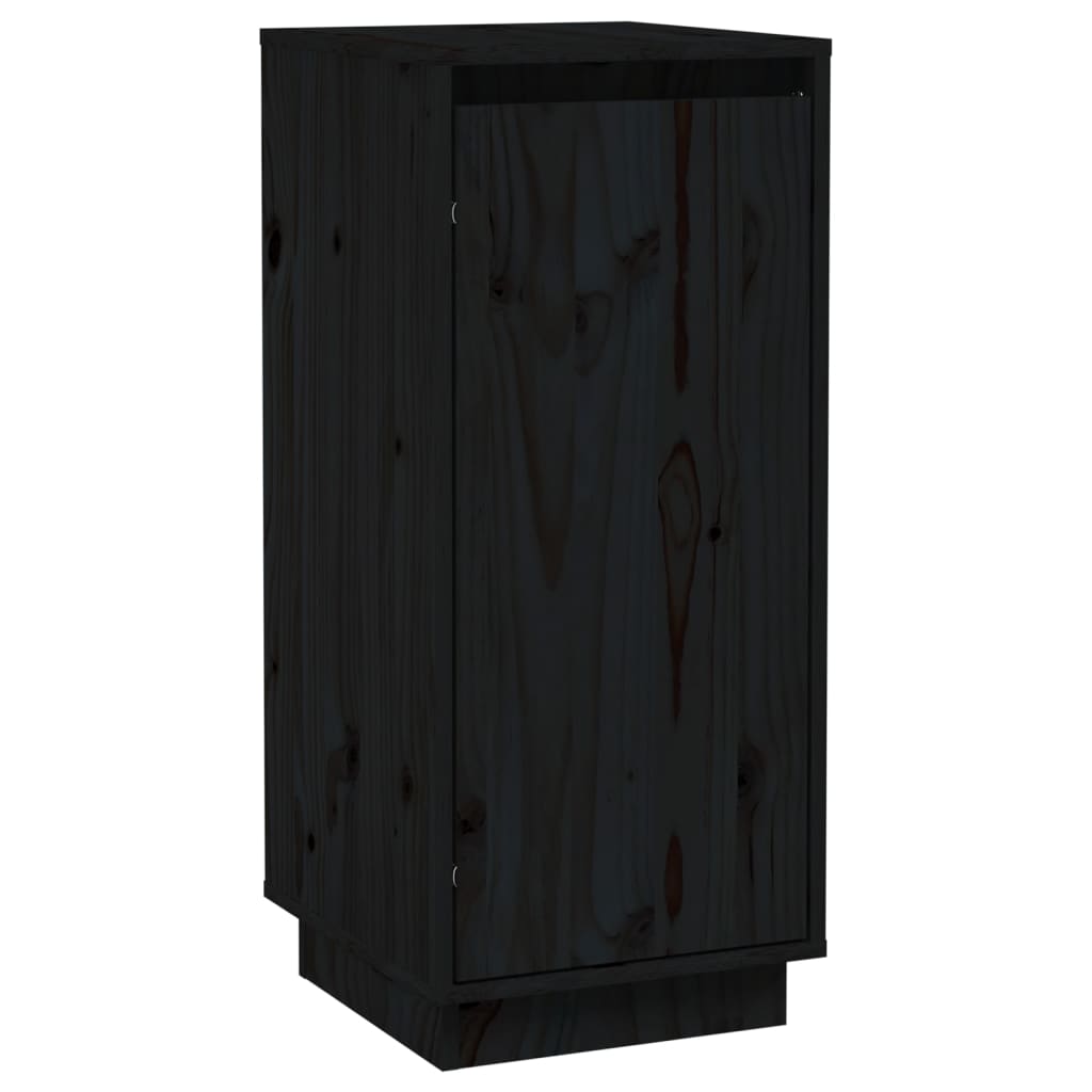 Senkit 2 kpl musta 31,5x34x75 cm täysi mänty - Sisustajankoti.fi