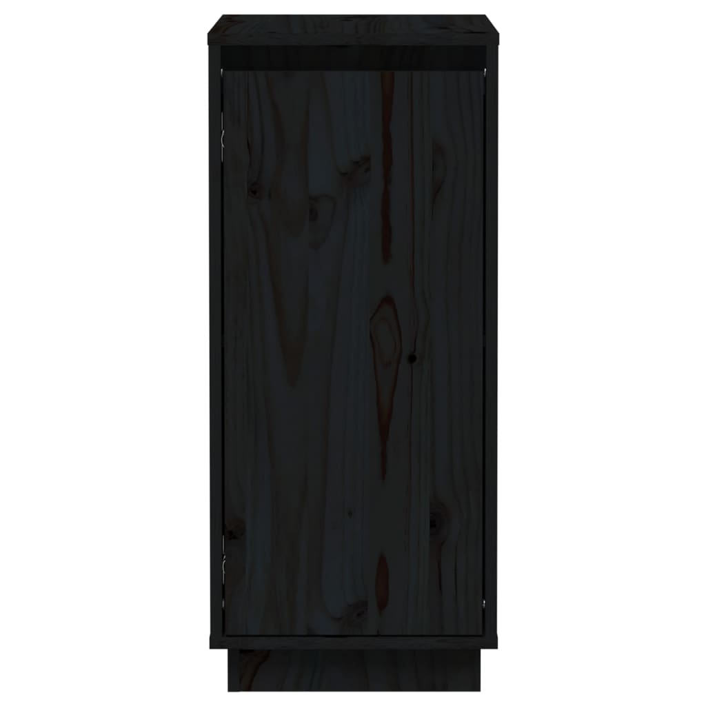 Senkit 2 kpl musta 31,5x34x75 cm täysi mänty - Sisustajankoti.fi