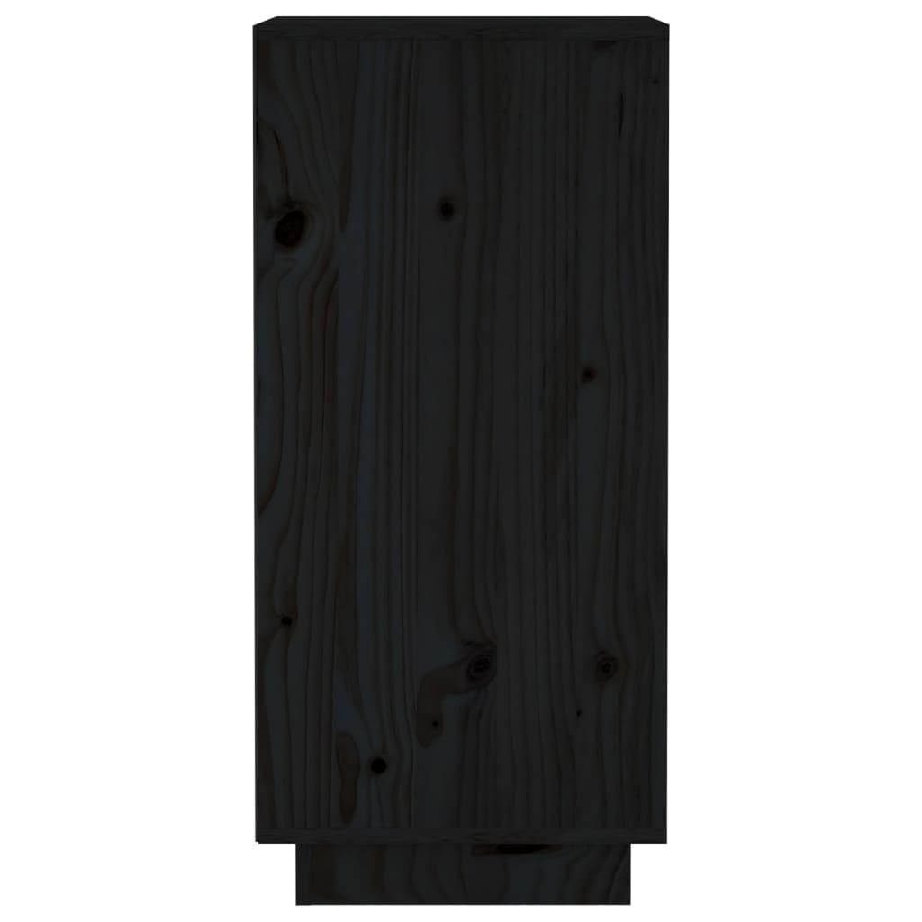 Senkit 2 kpl musta 31,5x34x75 cm täysi mänty - Sisustajankoti.fi