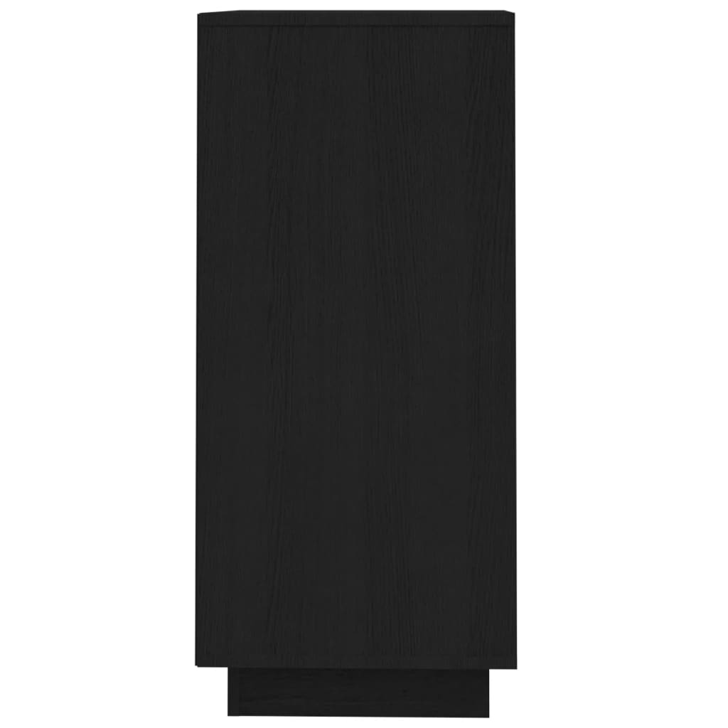 Senkki musta 60x34x75 cm täysi mänty - Sisustajankoti.fi