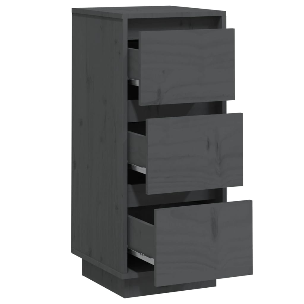 Senkit 2 kpl harmaa 32x34x75 cm täysi mänty - Sisustajankoti.fi