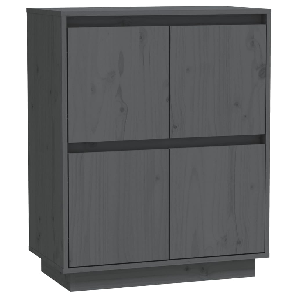 Senkki harmaa 60x34x75 cm täysi mänty - Sisustajankoti.fi
